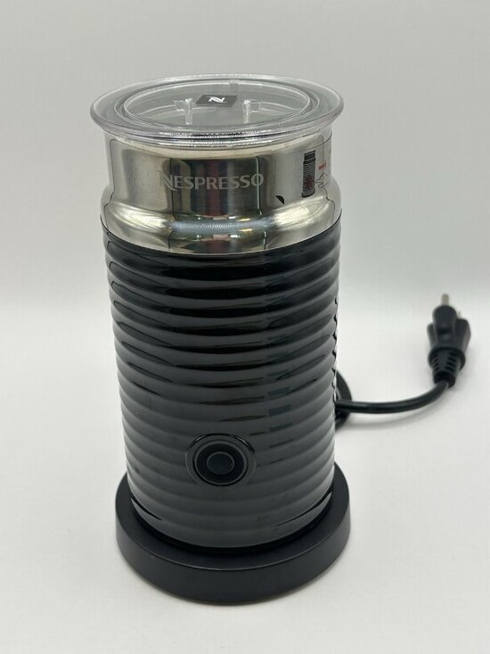 Nespresso Other - NESPRESSO Aeroccino 3 Milk Frother Model 3694 Black w/ Base Whisk and Lid